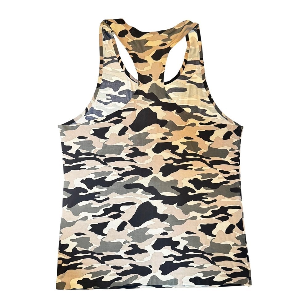 Male Power Camo Razor Back Tank Top Men's - Picture 2 of 3